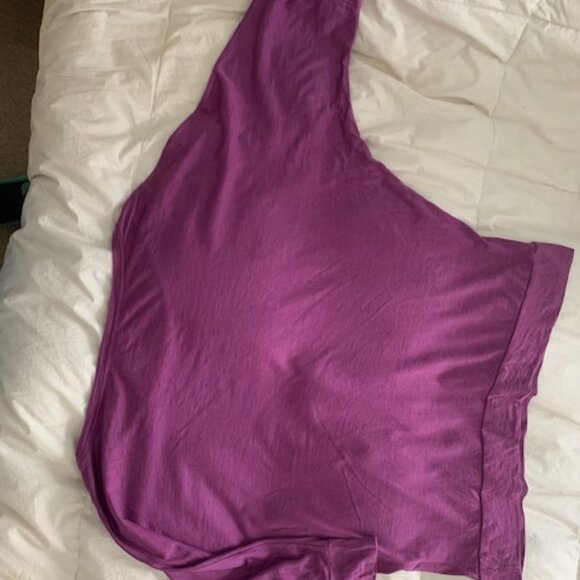 Eileen Fisher fine silk and cotton crop top. Size L - Picture 5 of 5